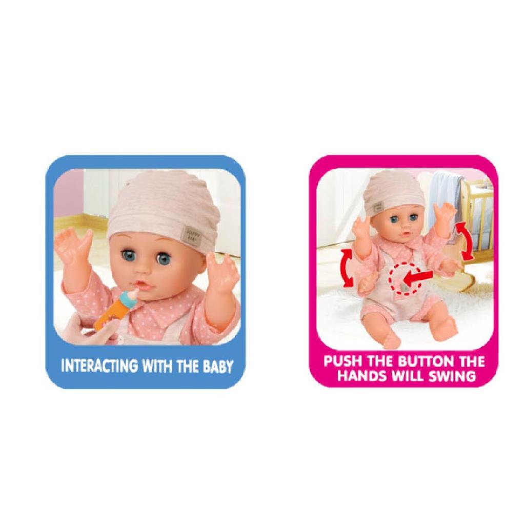 Interactive Baby Doll with Moving Hands & Sound